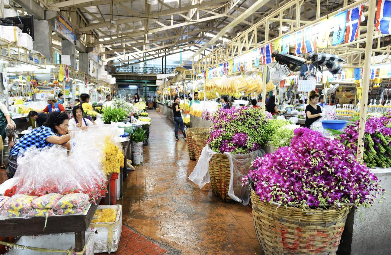 Thái Lan - Chợ hoa Pak Klong (Pak Klong Talad)