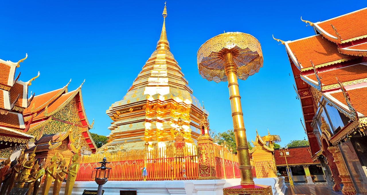 CUNG ĐƯỜNG THÁI LAN MÙA THU CHÙA PHRATHAT DOI SUTHEP VÀ CUNG ĐƯỜNG CHIÊM NGƯỠNG MÂY